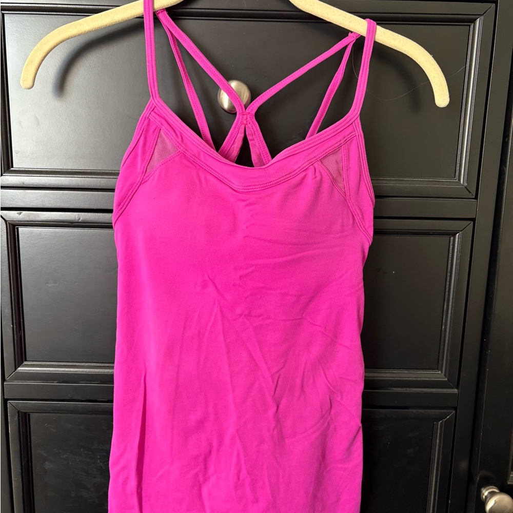 Pink Lululemon Tank Top